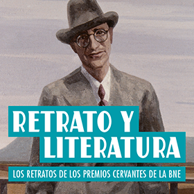 Diseño de la imagen de la exposición Retrato y literatura