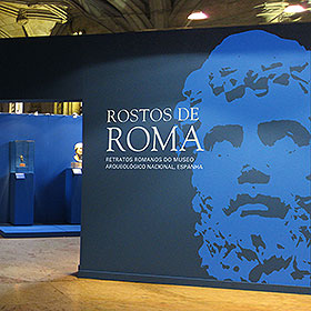 Imagen de la exposición Rostros de Roma en Lisboa