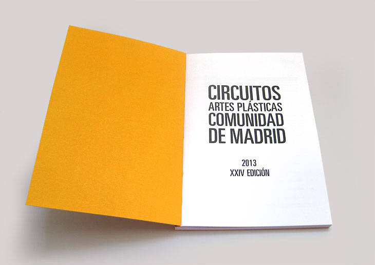 Diseño del catálogo Circuitos de artes plásticas Comunidad de Madrid