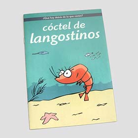 cóctel de langostinos cómic deolinda