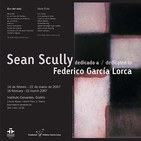 cartel sean scully garcía lorca