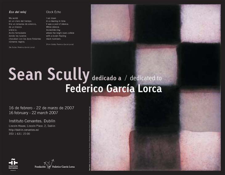 cartel sean scully garcía lorca