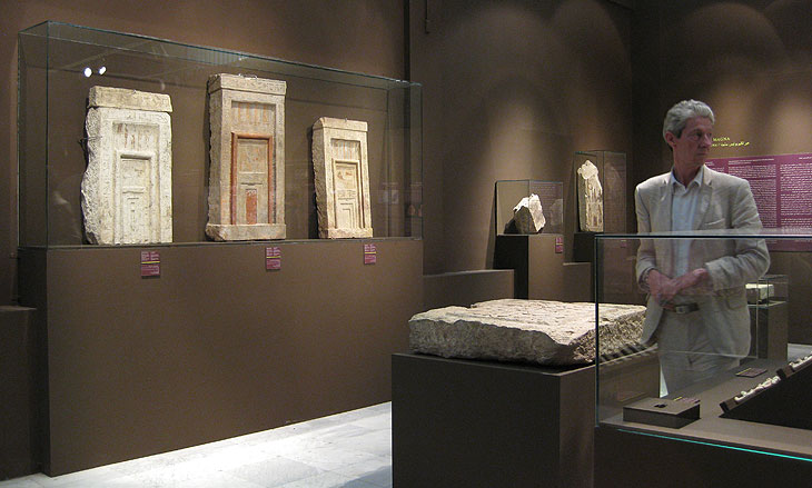 Vista de la exposición 120 años de arqueología española en Egipto