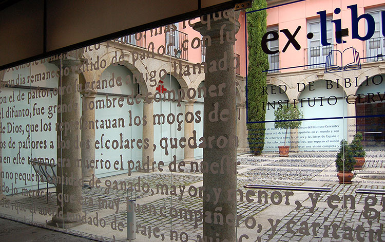 Exposición ex-libris Instituto Cervantes Alcalá de Henares