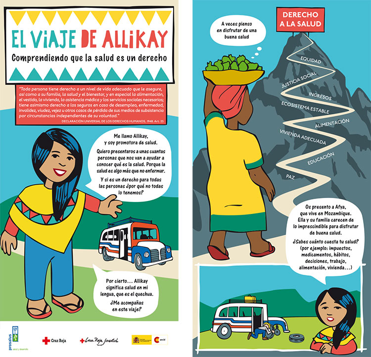 El viaje de Allikay. Ilustraciones: estudio blg